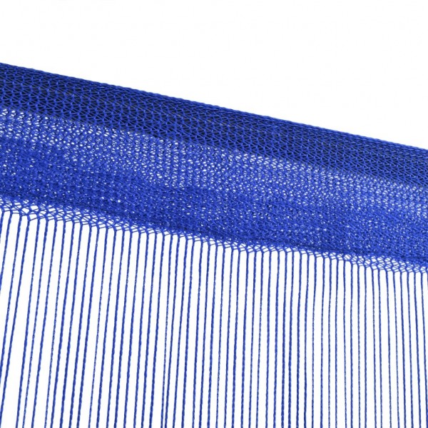 Cortinas de flecos 2 piezas 100x250 cm azul M 4