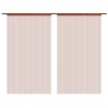 Cortinas de flecos 2 piezas 100x250 cm marrón 2