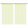 Cortinas de flanges 2 peças 140x250 cm verde 2