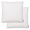 Almohadas 2 uds relleno plumón/plumas 80x80 cm blanco 1