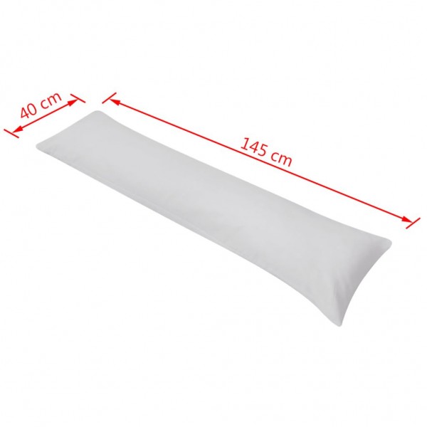 Almohada corporal para dormir de lado 40x145 cm gris M 4