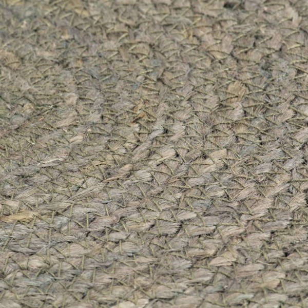 Mantel individual 6 unidades liso redondo yute gris 38 cm M 4