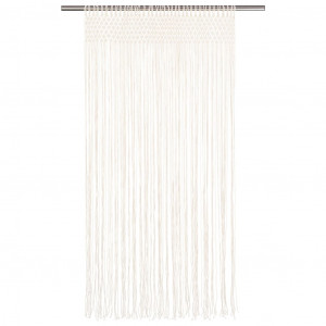 Cortina de macramé algodón 140x240 cm H