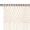 Cortina macramé 140x240 cm algodão 3