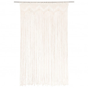 Cortina macramé 140x240 cm algodão H