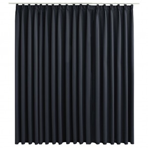 Cortina blackout com ganchos 290x245 cm preto H
