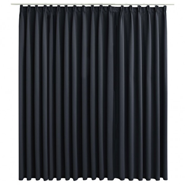 Cortina blackout com ganchos 290x245 cm preto M 2