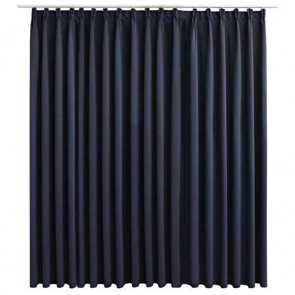 Cortina blackout com ganchos 290x245 cm antracite M 2