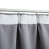 Cortinas blackout com ganchos 2 pcs 140x175 cm cinzento 4