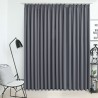 Cortina blackout com ganchos 290x245 cm cinzento 1