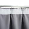 Cortina blackout com ganchos 290x245 cm cinzento 4