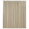 Cortina blackout com ganchos 290x245 cm bege 2