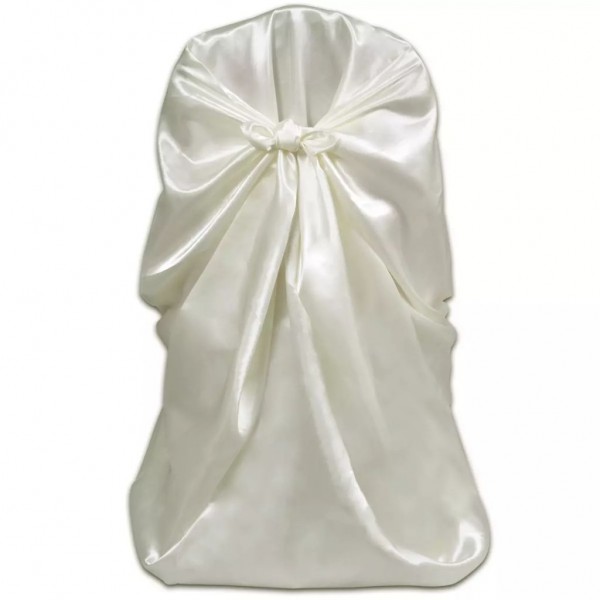 Capa cor creme 6 pcs para banquetes de casamentos M 2