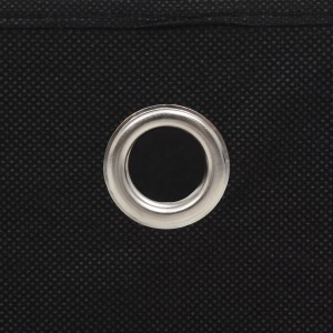 Cajas de almacenaje 4 uds textil no tejido 32x32x32 cm negro H