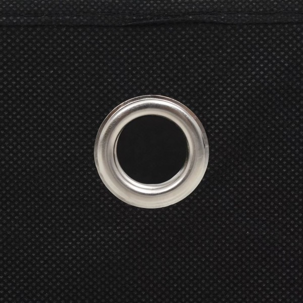 Cajas de almacenaje 10 uds textil no tejido 32x32x32 cm negro M 2
