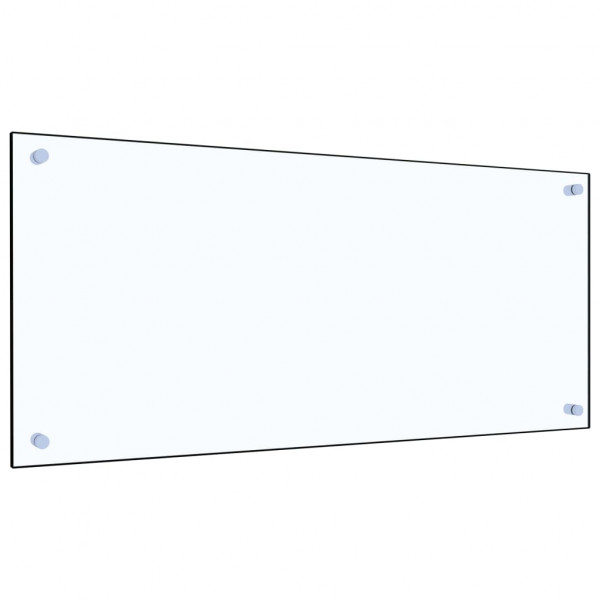 Painel anti-salpicos cozinha 90x40 cm vidro temp. transparente M 2