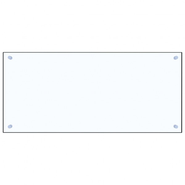 Protector contra salpicaduras cocina vidrio templado 90x40 cm M 3