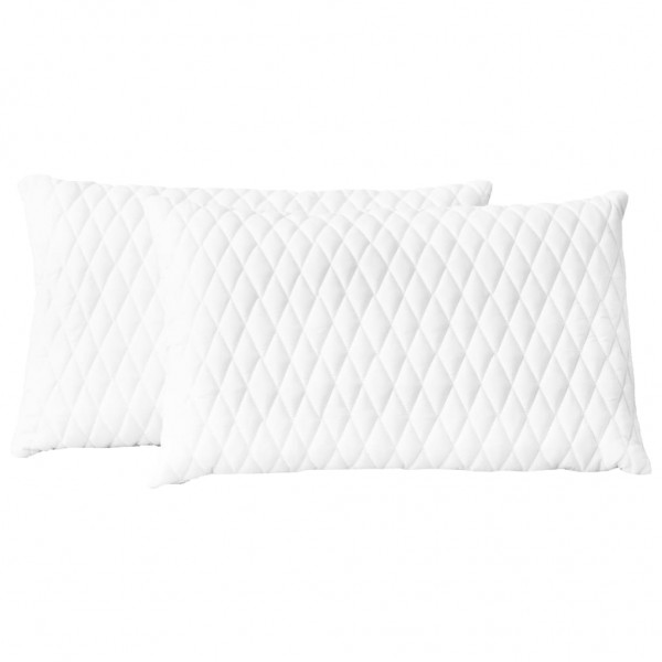 Almohadas 2 unidades de espuma viscoelástica 60x40x14 cm D
