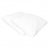 Travesseiros 2 pcs 80x80x14 cm espuma de memória 5