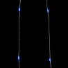 Cordão de micro luzes 40 m 400 LED 8 funções azul 5