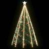 Red de luces de árbol de Navidad 400 LEDs blanco frío 400 cm 3