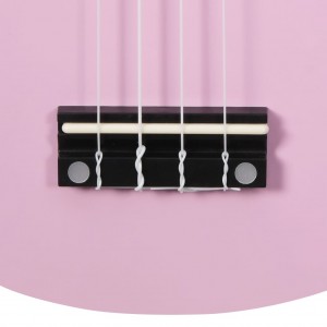 Set de ukelele soprano con funda para niños rosa 23 H