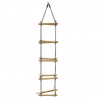 Escalera de cuerda para niños madera 200 cm 3