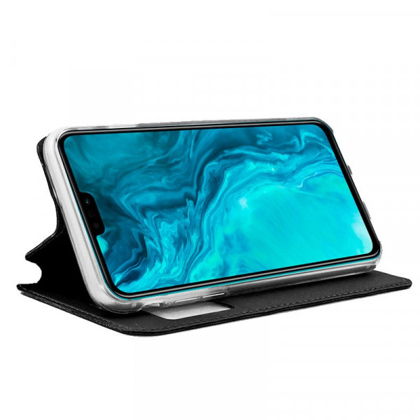 Funda COOL Flip Cover para Huawei Honor 9X Lite Liso Negro M 2