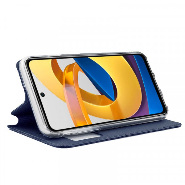 Funda COOL Flip Cover para Xiaomi Poco M4 Pro 5G / Redmi Note 11S 5G Liso Azul M 2