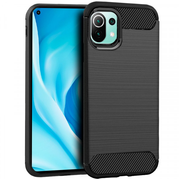 Carcasa COOL para Xiaomi Mi 11 Lite / Mi 11 Lite 5G Carbón Negro D