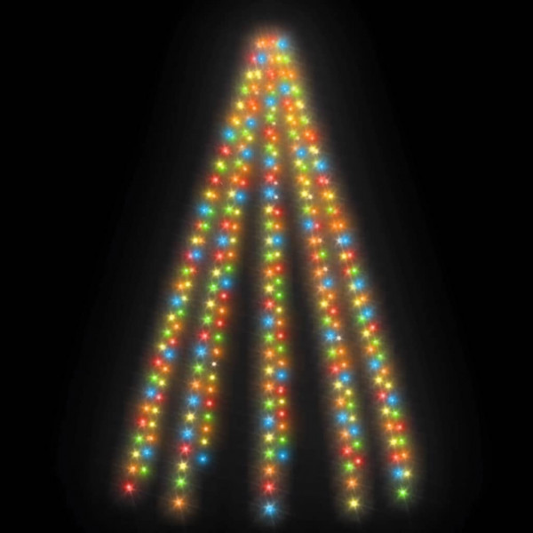 Red de luces de árbol de Navidad 300 LEDs azul 300 cm M 4