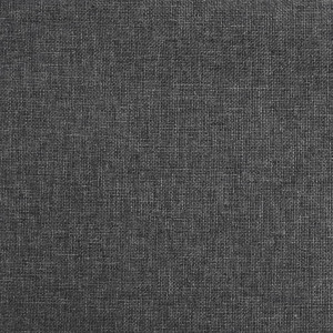 Taburete de cocina giratorio tela gris oscuro H