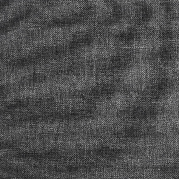 Taburete de cocina giratorio tela gris oscuro M 2