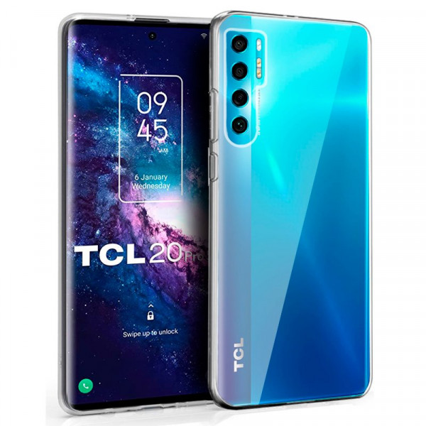 Funda COOL Silicona para TCL 20 Pro 5G (Transparente) D