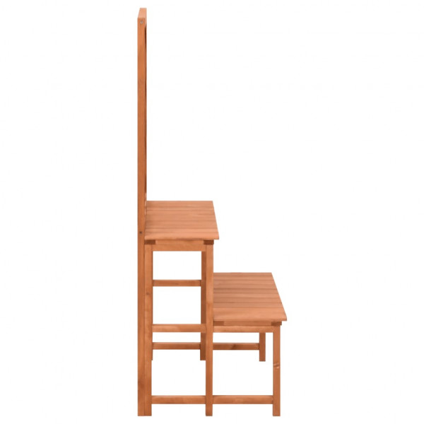 Soporte de plantas y enrejado madera de abeto 70x42x115 cm M 3