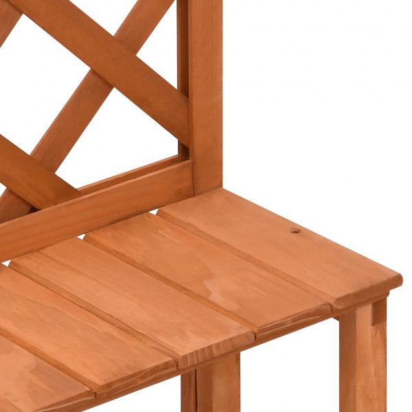 Suporte de plantas com treliça 70x42x115 cm abeto maciço M 5