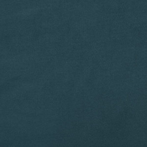 Cadeira de baloiço com banco veludo azul H