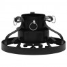 Soporte para árbol de Navidad negro 29x29x15.5 cm 3