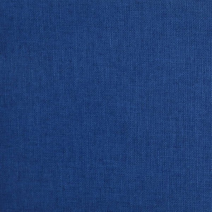 Taburete de cocina giratorio de tela azul H