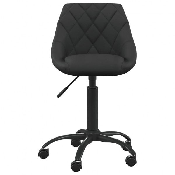 Silla de comedor de terciopelo negro M 2