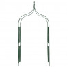 Arco de jardim para plantas trepadeiras verde-escuro 2