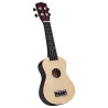 Juego de ukelele soprano para niños con funda madera clara 23 5