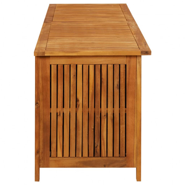 Caja de almacenaje de jardín madera maciza acacia 200x50x58 cm M 3