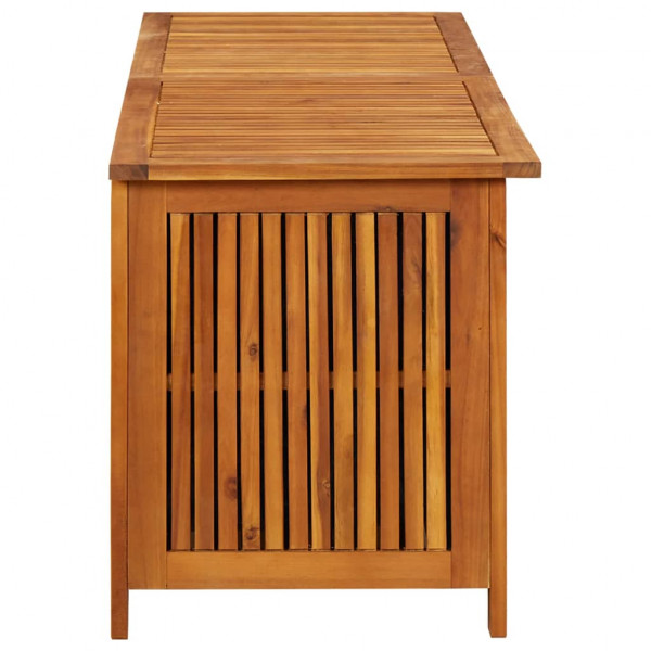 Caja de almacenaje de jardín madera maciza acacia 150x50x58 cm M 3