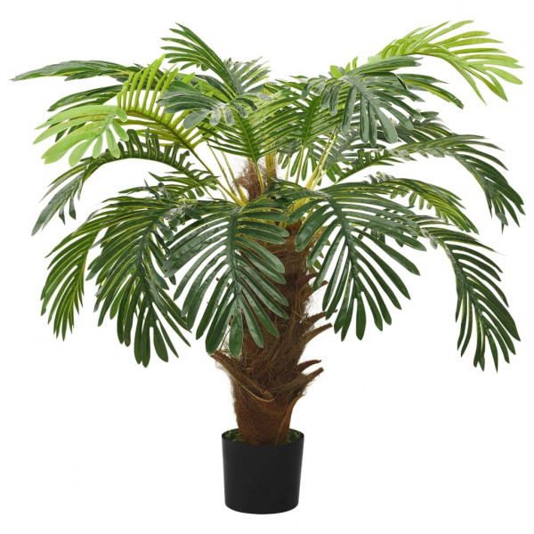 Palmera Cycas artificial con macetero 90 cm verde D