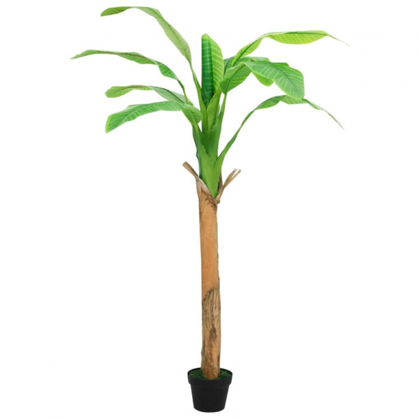 Árvore bananeira artificial com vaso 180 cm verde M 2