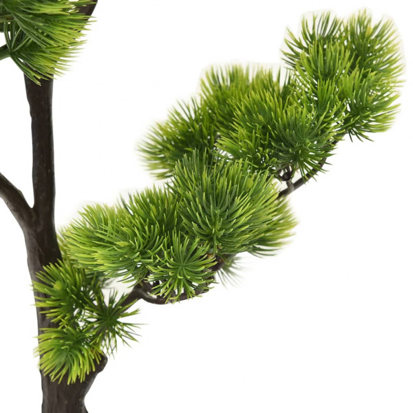 Bonsái pinus artificial con macetero 60 cm verde M 5