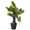 Bonsái pinus artificial con macetero 60 cm verde 1