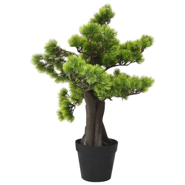 Bonsai pinus artificial com vaso 60 cm verde M 3