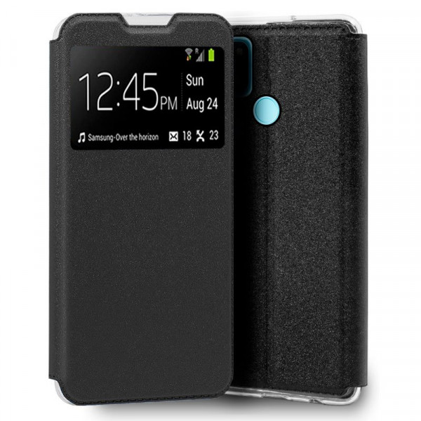 Funda COOL Flip Cover para Realme C21Y / C25Y Liso Negro D